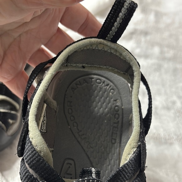 Keen Black and Gray Outdoor Sandals with Closed Toe - Picture 12 of 16